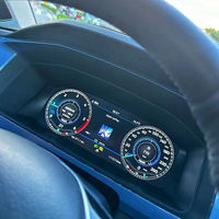 12.3 Upgrade Panel Kluster Speedometer Digital LCD Dashboard Linux Baru untuk Volkswagen Multivan T6 2015-2022 untuk Auto Meter