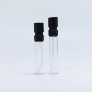 Eco-friendly Recyclable Custom Empty Round clear Perfume Sample <b>Bottle</b> 1.5ml 2ml 3ml 5ml <b>Mini</b> Perfume <b>Bottle</b> With Spray Cap - Product Image 5