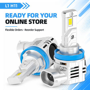 Ampoule de phare LED L1 6500K Super Lumineuse pour Voiture, SUV, Camion – Vente en Gros (H4, H7, H11, 9005, 9006) - Product Image 1