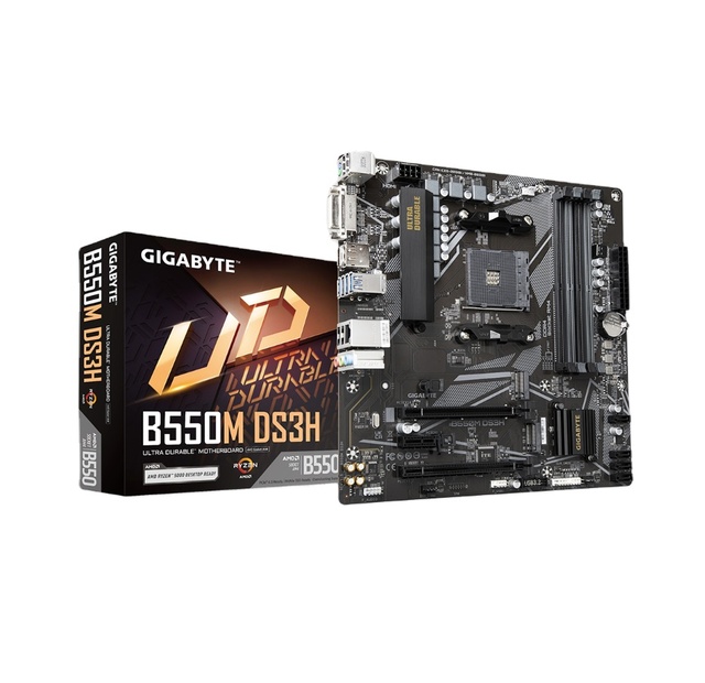 Refurbished Computer Motherboard Gigabyte B550M DS3H 4xDDR4 DIMM Socket AM4 Support R5000/3000 Processor Gaming Motherboard