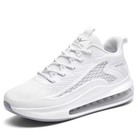 Vente directe d'usine, chaussures de course à coussin d'air pour hommes, respirantes, confortables, antidérapantes, baskets de sport à plateforme pour hommes