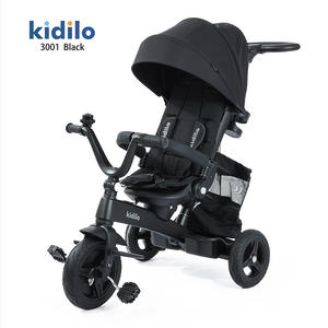 Cochecito infantil plegable <span class=keywords><strong>de</strong></span> bicicleta <span class=keywords><strong>de</strong></span> Pedal ligero para <span class=keywords><strong>triciclo</strong></span> <span class=keywords><strong>de</strong></span> bebé <span class=keywords><strong>de</strong></span> 3 a 6 años <span class=keywords><strong>de</strong></span> edad, cochecito para niños - Product Image 1