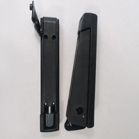 Boîte de rangement d'accoudoir de siège de bus/camion ISIR de luxe de haute qualité en cuir PU, surface carrée, étanche, kits intérieurs réglables