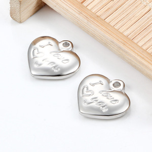 Ciondoli a <span class=keywords><strong>Cuore</strong></span> <span class=keywords><strong>con</strong></span> Zampa di Gatto 12x9mm in Argento Tibetano, Pendenti Antichi per Creazione di Gioielli Fai-da-Te e Artigianato - Product Image 1