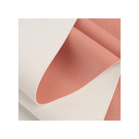 Kain Kulit Semi-PU Anti-Abrasi Bertekstur Embos 1.1mm dengan Lapisan Nap, Pola Riak Air, Langsung dari Pabrik, Cocok untuk Kemasan