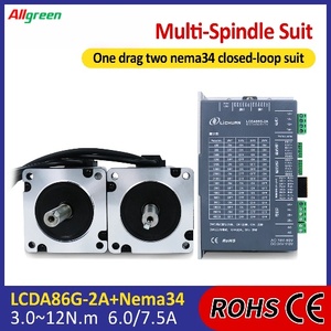ไดรเวอร์มอเตอร์สเต็ปเปอร์ DC30V~110V/AC24V~80V 6/7.5A 2 เฟส Nema34 3/3.5/4.5/6.5/8/10/12 นิวตันเมตร ไดรเวอร์มอเตอร์สเต็ปเปอร์แบบวงปิด 2 แกน - Product Image 2