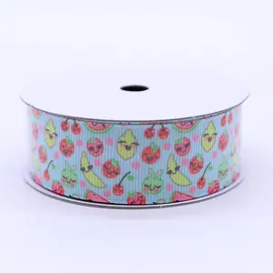 Tùy chỉnh 2 / 5 / 8 ''inch satin Ribbon với in ấn logo/mô hình