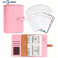Carnet de budget A5/A6 personnalisé de haute qualité avec couverture rigide, classeur à feuilles mobiles, élégant et durable, idéal pour gérer les finances et comme cadeau.