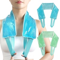 Pack de gel chaud/froid double face pour la rééducation et le soulagement des douleurs au cou, aux épaules et à la taille - Collection Foot