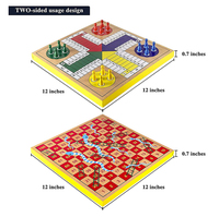Jeux de société Ludo de grande taille faits à la main en Inde, promotionnels, à imprimer pour les enfants et les adultes