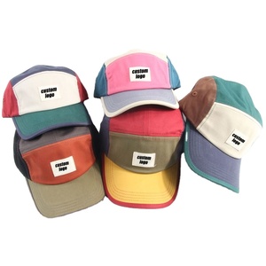 Gorras de Béisbol Personalizadas con Logotipo, Gorras de Cinco Paneles sin Estructura, Gorras Trucker Multicolores para Venta al Por Mayor - Product Image 1