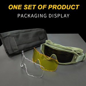 نظارات تكتيكية كثيفة عدسات متعددة من JinTeng 2023 نظارات رياضية خارجية خاصة مضادة للصدمات V50 ألفا نظارات CS لعبة - Product Image 5