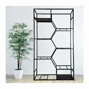 Tùy chỉnh hiện đại kim loại bánh xe rim hiển thị đứng bánh xe trung tâm hiển thị giá lưu trữ sáng tạo giá đứng - Product Image 6