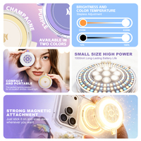Lampe LED magnétique portable pour selfie, éclairage d'appoint pour téléphone, idéale pour le streaming en direct, les vlogs et la photographie (OEM/ODM) - Vente en gros usine
