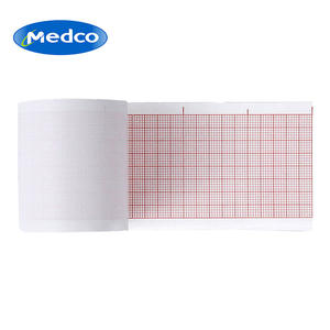 Papel para ECG de 80 mm x 20 mm, papel térmico para impresora de ECG, rollo blanco con líneas de gráfico, uso médico - Product Image 4