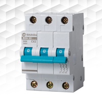 SHIHLIN-disyuntor miniatura serie BHA, disyuntor Din Rail tipo 4.5kA/6kA/10kA