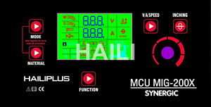 Soldadora Inversora Synergic <span class=keywords><strong>MIG</strong></span> <span class=keywords><strong>4</strong></span> en 1 IGBT Tig Mma <span class=keywords><strong>Mig</strong></span> para Soldadura con y sin Gas con Pantalla LCD MCU <span class=keywords><strong>MIG</strong></span>-160X - Product Image 2