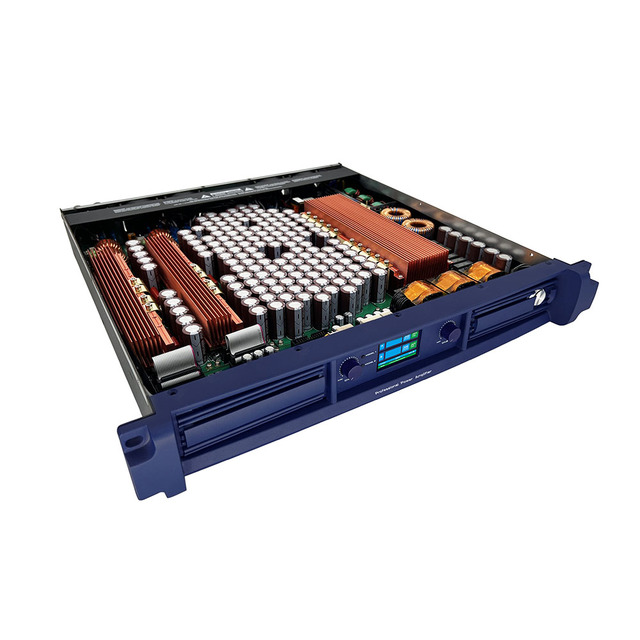 Digital Power Amplifier Pro Audio 1.5U Power 2 Channel 2X4500W Professional Sound System