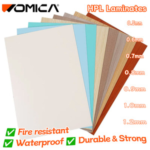 Panel de Muebles de Melamina de Alta Calidad Womica, el Mejor Laminado HPL <span class=keywords><strong>Formica</strong></span> para Diseños de Cocina en Color Sólido - Product Image 1