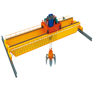 Grúa Puente de Doble Viga con Cabrestante y Gancho Doble con Cesta de Agarre - Product Image 1