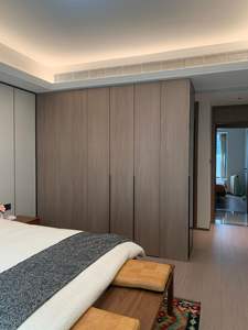 Muebles de guardarropa modernos personalizables con puerta de vidrio, armarios para dormitorio, Hotel, sala de estar, hogar, apartamento, Villa, uso - Product Image 3