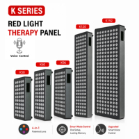 Panneau de luminothérapie rouge de bureau à commande vocale, multi-spectre, tactile et à intensité variable, équipement de photothérapie biohacking US pour le soulagement de la douleur