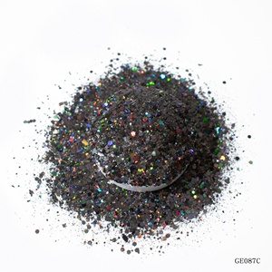 Offre Spéciale En Vrac D'animal Familier De Laser HEXAGONALE Irrégulière Mixte <span class=keywords><strong>Noir</strong></span> Poudre de Paillettes Laser Pour L'art D'<span class=keywords><strong>ongle</strong></span> Maquillage Pour Les Yeux - Product Image 1