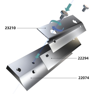 22074 22181 23210 22077 22080 22634 Soporte de Cuchilla para Rebanadora de Patatas y Vegetales para Máquina Rebanadora - Product Image 6