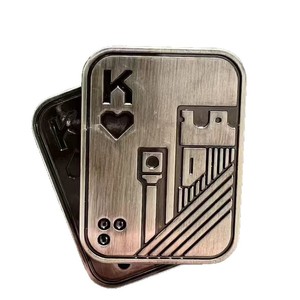 Juguete antiestrés transfronterizo Fidget Spinner EDC Push Card Moneda magnética de cierre rápido Grande Pequeño King Marca JF-K Guangdong - Product Image 5