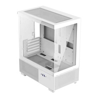JNP Factory Mid-Tower Desktop Gaming PC Type-C HD Audio Computer Power Supply Case Water Cooling System