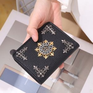 Nueva Cartera CH de Moda Hip Hop, Porta Pasaportes y Tarjetas, Monedero Portátil Antirrobo, Impermeable, de PU, Diseño de Diseñador - Product Image 4