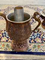 Bouilloires Samovar traditionnelles en cuivre du Cachemire pour les fêtes