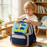 Boîte à lunch en plastique 800 ml à succès avec plusieurs compartiments et personnalisation – Idéale pour la rentrée scolaire et le travail