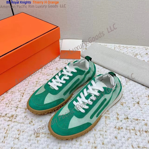 Zapatos Deportivos Casuales de Verano para Hombre Hiery Her, de Alta Calidad, con Suela Suave, Transpirables, con Forro de Malla y Cuero Genuino, Cerrados en Mezclilla - Product Image 1