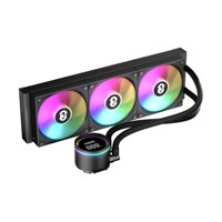 Refroidisseur liquide pour processeur J360-G avec affichage numérique, refroidissement liquide pour ordinateur, système de refroidissement liquide pour PC, refroidisseur d'eau pour processeur