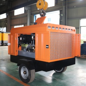 Compresseur d'air industriel mobile diesel à vis <span class=keywords><strong>de</strong></span> 10 bars, 353 CFM, 88 kW pour l'exploitation minière - Product Image 4