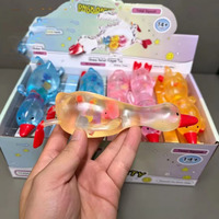 Nouvel Arrivage Jouet Squishy en forme de Canard de Simulation, Rempli de Vaseline aux saveurs de fruits, Non Rebondissant, Faible Élasticité, Jouet à Presser Anti-Stress pour Enfants