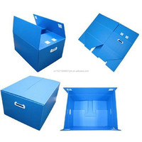 Caisses de stockage pliables en plastique industriel, caisses en plastique ondulé PP, emballages pliables, conteneurs d'expédition, boîte Danpla à vendre