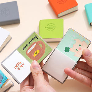 Mini cuaderno de bocetos portátil, cuaderno de dibujo de bolsillo personalizado con superficie de cuero suave para estudiantes y libro de registro de reuniones - Product Image 4