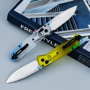 Cuchillo de Bolsillo BM-535 PEL, Herramienta de Supervivencia EDC para Exteriores, Cuchillo Plegable Portátil para Camping, Cuchillo para Verduras y Frutas OEM - Product Image 5