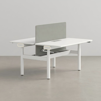 Bureau Ergonomique Électrique Réglable en Hauteur avec Mémoire de Position et Gestion des Câbles pour Bureau Professionnel