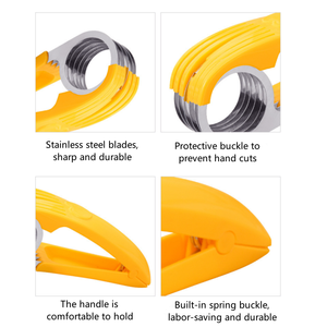 Tiện Ích Nhà Bếp Sáng Tạo Hướng dẫn sử dụng chuối <span class=keywords><strong>Slicer</strong></span> đa chức năng an toàn Trái Cây Rau công cụ xúc xích dưa chuột cắt - Product Image 4