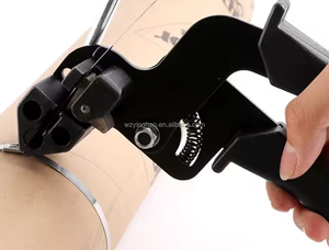 Alicates para Bridas de cable, herramienta manual de bridas de acero inoxidable, autoblocante correa de sujeción, herramienta de corte de alta calidad, cortador de cremallera automático <span class=keywords><strong>Tensi</strong></span> - Product Image 3
