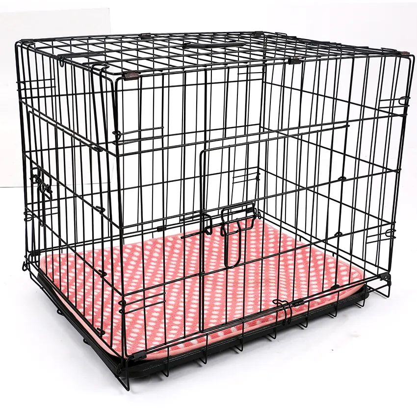 Petstar High Quality Folding Durable Safe Large Strong Pet Dog Crate Cage
