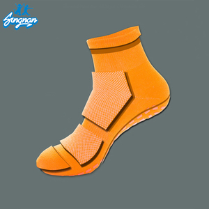 Chaussettes en coton à mailles respirantes avec grip pour Pilates, <span class=keywords><strong>trampoline</strong></span>, enfants, parc d'attractions, centre d'éducation préscolaire, yoga, antidérapantes - Product Image 5