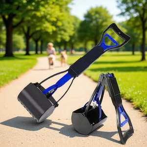 Collecteur de déchets pour animaux de compagnie en plastique de 80 cm, avec long manche, pour l'extérieur, avec sac de rangement pour les excréments de chien - Vente en gros - Product Image 4