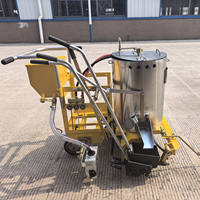 Nouvelles machines de marquage routier de précision, polyvalentes et efficaces, machine de marquage routier thermoplastique à poussée manuelle