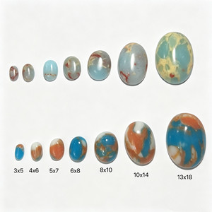 <span class=keywords><strong>Bague</strong></span> à sertir pour <span class=keywords><strong>cabochon</strong></span>, <span class=keywords><strong>support</strong></span> de <span class=keywords><strong>bague</strong></span> ovale demi-rond à griffes, composants de bijoux semi-finis - Product Image 1