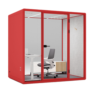 Movable Small Office Privacy <strong>Phone</strong> Pod Steelcase <strong>Cubicle</strong> Pods Silent <strong>Booth</strong> for Home - Product Image 3