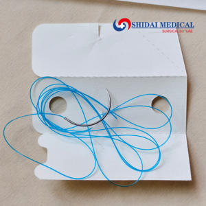 Wholesale <strong>Medical</strong> Surgical <strong>Suture</strong> Needle Nylon <strong>Thread</strong> Size 75cm Needle Shape - Product Image 5